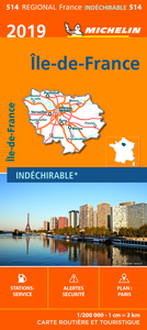 Carte Régionale Ile-de-France 2019