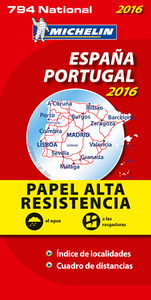 ESPANA, PORTUGAL 2016 - PAPEL ALTA RESISTENCIA / ESPAGNE, PORTUGAL 2016 - INDECHIRABLE