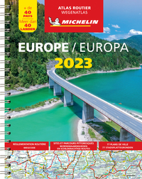 Atlas Europe 2023 - Atlas Routier et Touristique