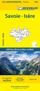 Carte Départementale Isère, Savoie