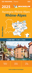 CARTE REGIONALE RHONE-ALPES 2025