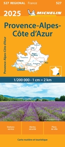 Carte Régionale Provence-Alpes-Côte d'Azur 2025