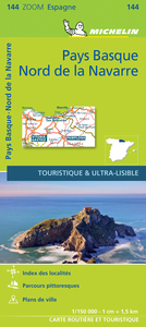 Carte Zoom Pays Basque - Nord de la Navarre