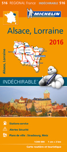 CARTE REGIONALE 516 ALSACE, LORRAINE 2016