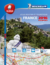 ATLAS ROUTIER FRANCE 2016 - TOUS LES SERVICES UTILES (A4-MULIFLEX)