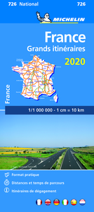 Carte Nationale Grands Itinéraires France 2019