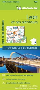 Carte Zoom Lyon et ses alentours