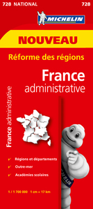 Carte Nationale France Départementale et Administrative