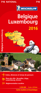 CARTE NATIONALE 716 BELGIQUE LUXEMBOURG 2016