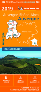 Carte Régionale Auvergne 2019