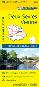 Carte Départementale Deux-Sèvres, Vienne