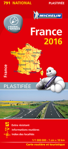 CARTE NATIONALE 791 FRANCE 2016 - PLASTIFIEE