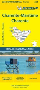 Carte Départementale Charente-Maritime, Charente