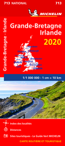 Carte Nationale Grande-Bretagne, Irlande 2020