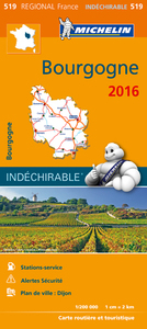 CARTE REGIONALE 519 BOURGOGNE 2016