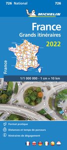 Carte Nationale Grands Itinéraires France 2022