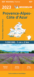 Carte Régionale Provence-Alpes-Côte d'Azur 2023