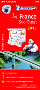 CARTE NATIONALE 708 FRANCE SUD-OUEST 2015