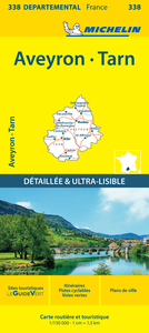 Carte Départementale Aveyron, Tarn