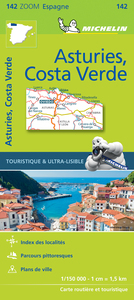 Carte Zoom Asturies, Costa Verde