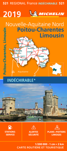 Carte Régionale Poitou-Charentes-Limousin 2019