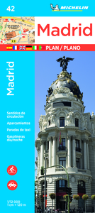 PLANS DE VILLE MICHELIN EUROPE - PLAN MADRID - PLANO E INDICE