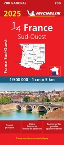 Carte Nationale France Sud-Ouest 2025