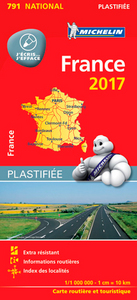 CARTE NATIONALE 791 FRANCE 2017 - PLASTIFIEE