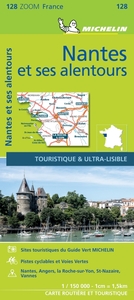 Carte Zoom Nantes et ses alentours