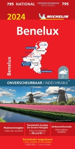 Carte Nationale Benelux 2024 (Indéchirable / Onverscheurbaar)