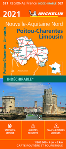 Carte Régionale Poitou-Charentes-Limousin 2021