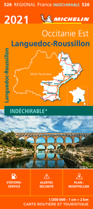 Carte Régionale Languedoc-Roussillon 2021