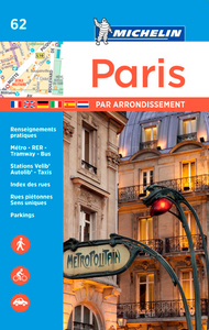 paris par arrdondissement - Plan Atlas agrafé