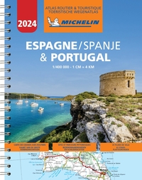 Atlas Espagne & Portugal / Spanje & Portugal 2024 (A4 - Spirale)