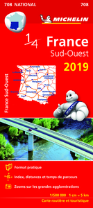 Carte Nationale France Sud-Ouest 2019