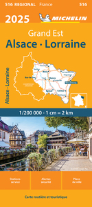 CARTE REGIONALE ALSACE, LORRAINE 2025