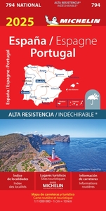 Carte Nationale Espana / Espagne, Portugal  2025 - ALTA RESISTENCIA / INDECHIRABLE*