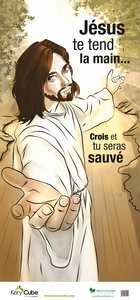 POSTER JESUS TE TEND LA MAIN