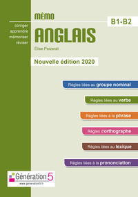 Mémo anglais B1-B2 (lycée) - édition 2020