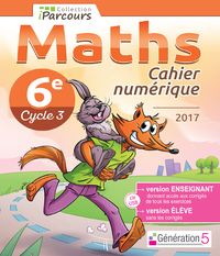 Mathématiques, Cahier iParcours 6e, Clé USB enseignant