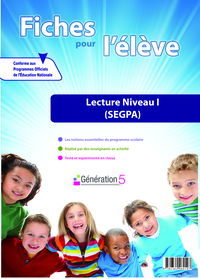 Fiches pour l'élève : Lecture SEGPA niveau 1