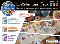 L'atelier des jeux (fractions) cycle 3 - Maths en-vie