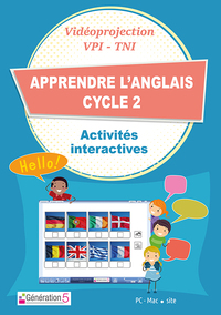 Apprendre l'anglais cycle 2 - Ressources TBI/Vidéoprojection