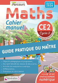 Guide du maitre cahier-manuel iParcours maths CE2 (2026)