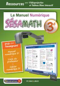 Mathématiques, Sésamath 3e, DVD manuel numérique pour l'enseignant