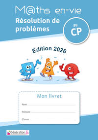 Livret élève - Enseigner la résolution de problèmes au CP - Maths en-vie (édition 2026)