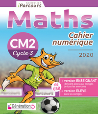 Cahier numérique iParcours maths CM2 (clé USB) 2020