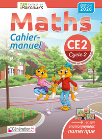 Cahier-manuel iParcours maths CE2 (édition 2026)