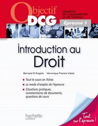 OBJECTIF DCG - INTRODUCTION AU DROIT
