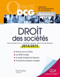 OBJECTIF DCG - DROIT DES SOCIETES